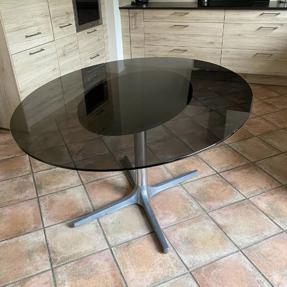 Image 1 of Roche Bobois oval table. 1970. Space age. 150x120.