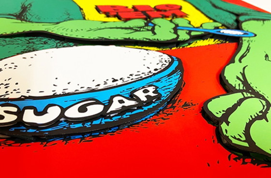 Image 1 of English, Ron - Killfrog's Sugar Smack - 3D-Konstruktion - handsigniert