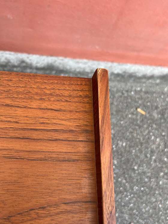 Image 1 of Cassettiera/comodino vintage danese in teak, stile moderno di metà secolo, anni '60.