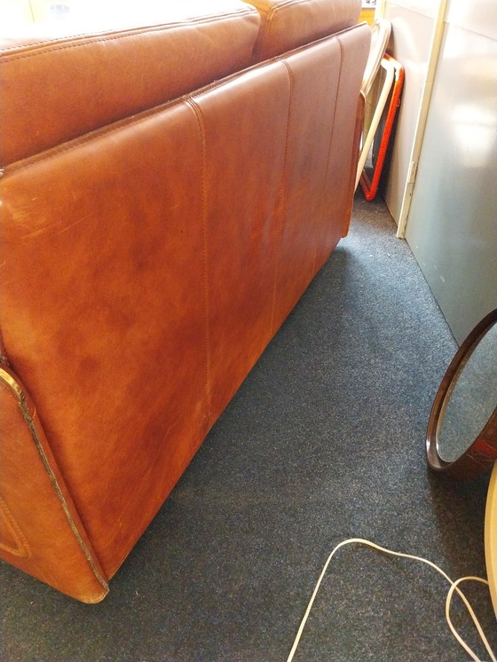 Image 1 of 1 divano a 2 posti Baxter Acron di Marco Milisich anni '70 in pelle di bufalo