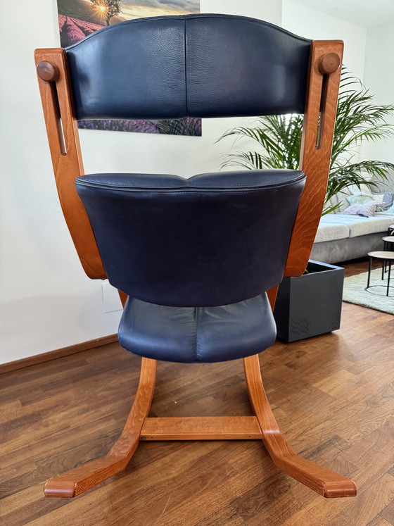 Image 1 of Stokke Gravity relaxstoel van Peter Opsvik - leer