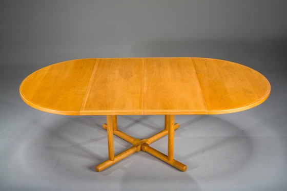 Image 1 of Danish Extendable Oak Dining Table by Kurt Østervig for Jason Møbler, 1950s