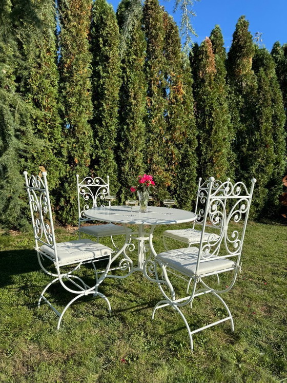 Image 1 of Chanel Dining Set - 4 Chairs & 1 Table