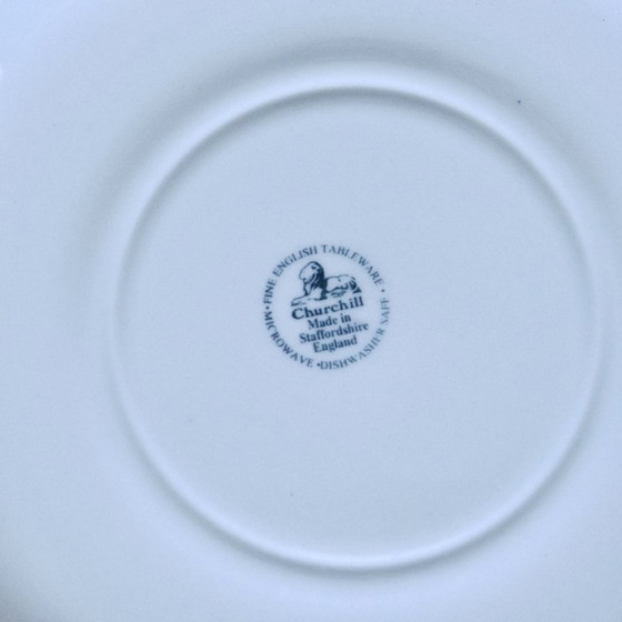 Image 1 of Servizio da tavola inglese di grandi dimensioni, composto da 35 pezzi, firmato Staffordshire Churchille.