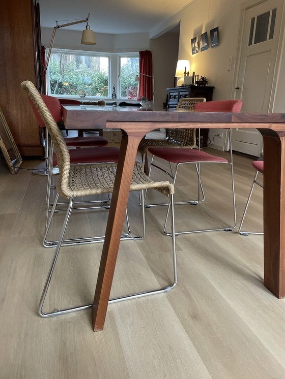Image 1 of Montis Doble dining table, walnut, matt lacquered