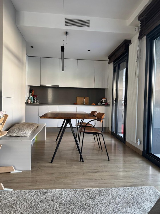 Image 1 of Pilma Solid Wood Dining Table - Industrial Design