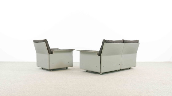 VITSOE SEATGROUP VAN DIETER RAMS, MODEL 620, EASYCHAIR+SOFA – Bankstel, Textile (photo 5 of 37)