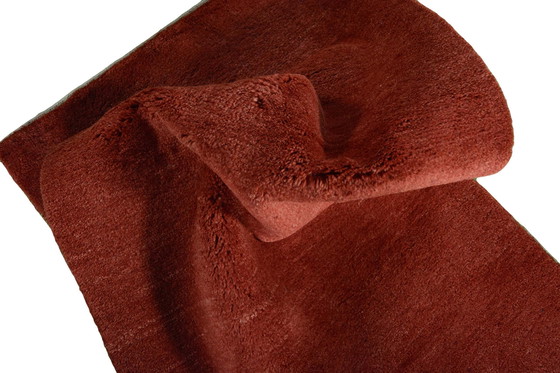 Image 1 of Handgeknüpfter Gabbeh Loribaft - Rot - 142 x 73 cm