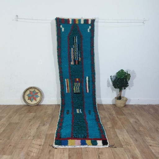 Berber Runner Rug – Berber Runner Carpet | Moroccan Wool Runner | 305 × 74 cm