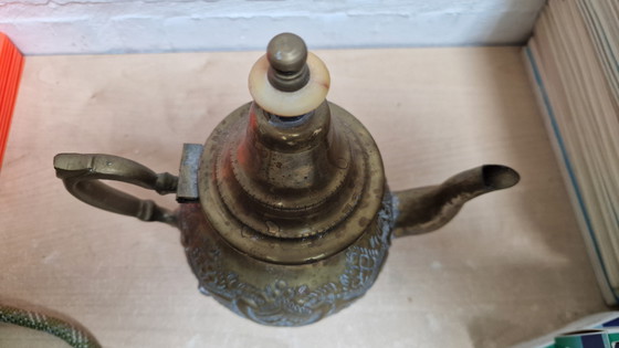 Image 1 of vintage koperen marokkaanse theepot 