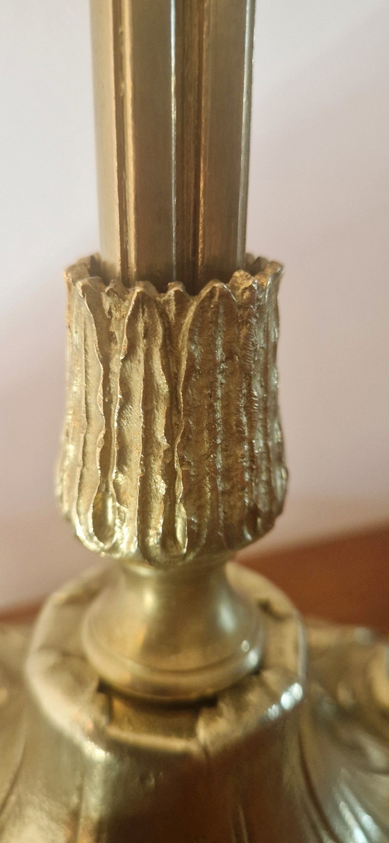 Image 1 of Lampada in bronzo in stile Art Nouveau firmata Müller Frères