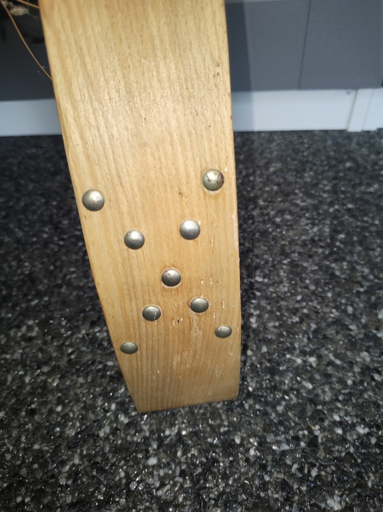 Tabouret vintage Camel – Leather, Metal (photo 5 of 11)