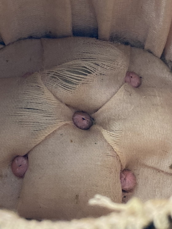 Image 1 of Kleine, antike Schmuckschatulle aus vergoldetem Metall im Stil Louis XV.