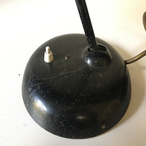Table lamp Kaiser Idell Model 6551, Christian Dell, 1930s, Metal, Black, Vintage (photo 5 of 5)