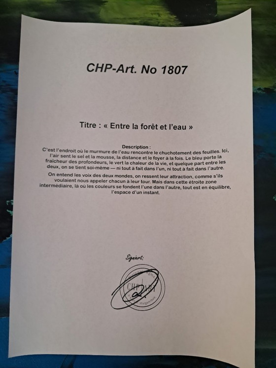 Image 1 of Christoph PREIN - Between Forest and Water XXL - Artist canvas