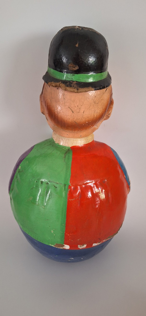 Image 1 of Unique collection of antique Roly Poly Shoe Hut clowns