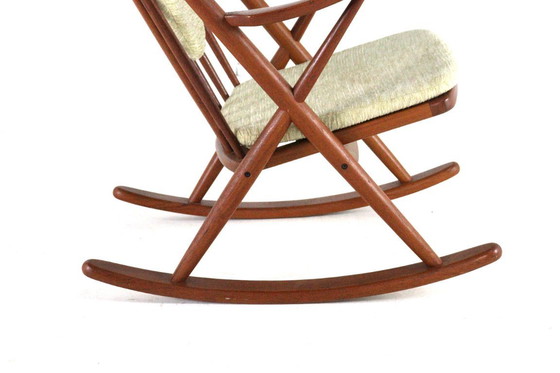 Image 1 of Frank Reenskaug per Bramin sedia a dondolo modello 182 vintage