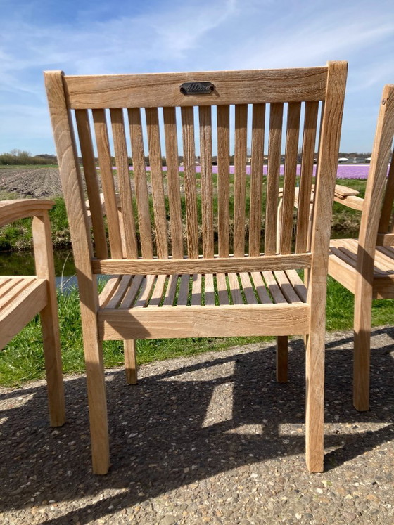 Image 1 of Set di 4 sedie da giardino Allure in teak