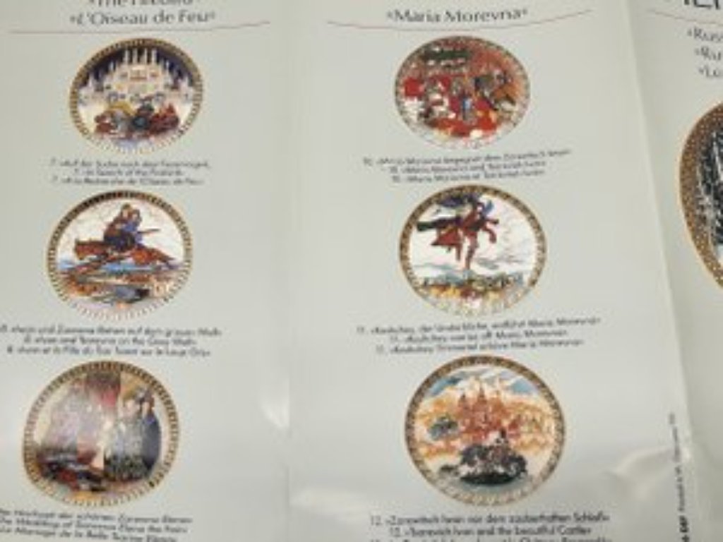 Plate Collector Heinrich Villeroy & Boch Russian Fairy Tales