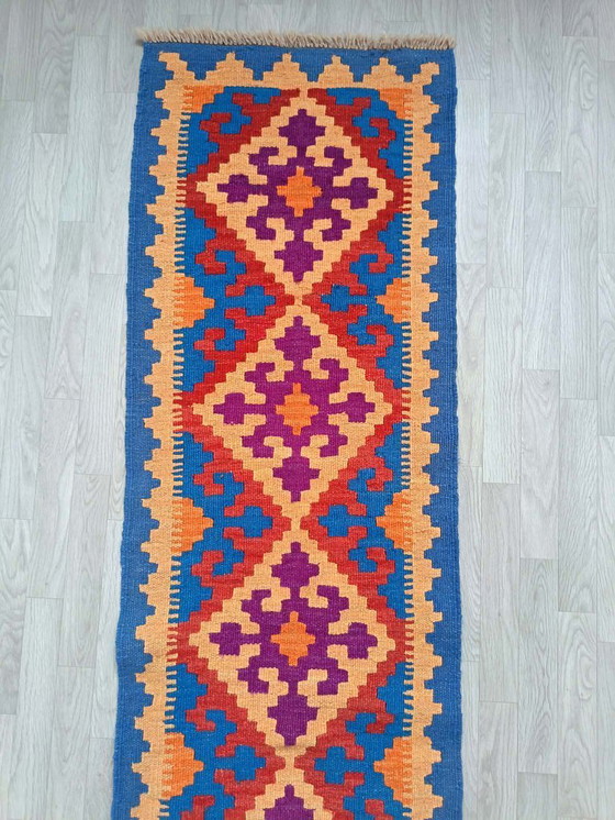 Image 1 of Handmade Persian Gashqai Hallway Kilim