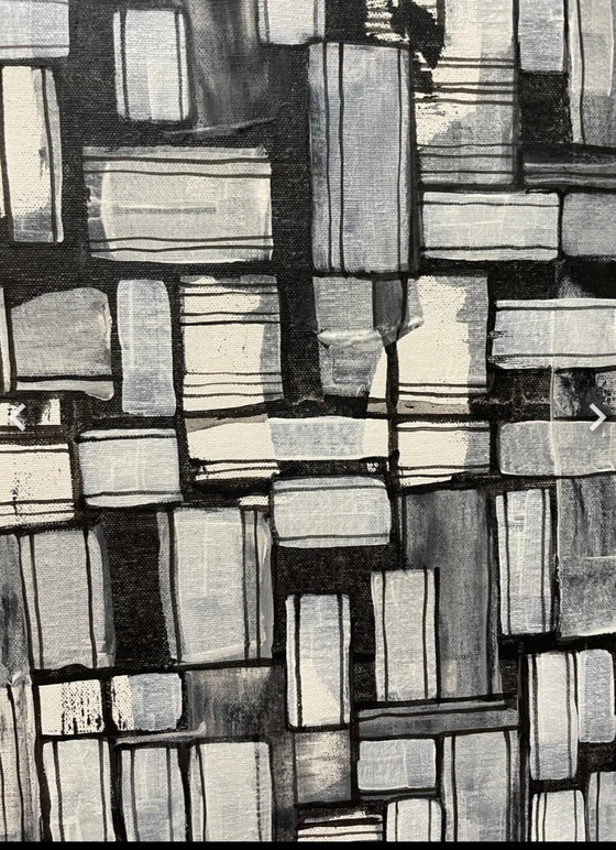 Image 1 of Natia Antadze Abstracte compositie XXL