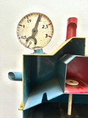 Oggetto d'arte speciale in metallo nei colori Rietveld