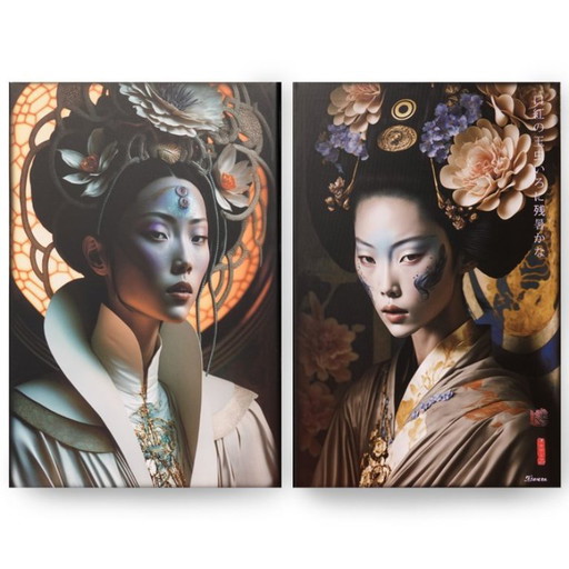 4 works of art by Ksavera