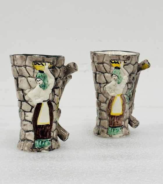 Image 1 of Krug - Sardisches Keramik-Wein-/Getränkeset