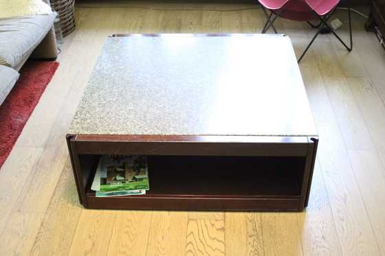 Image 1 of Angelo Mangiarotti 4D Coffee Table for Molteni, Italy 1960s