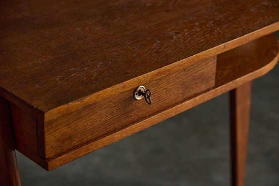 Image 1 of Tripod Desk by Jacques Adnet, France, 1950s