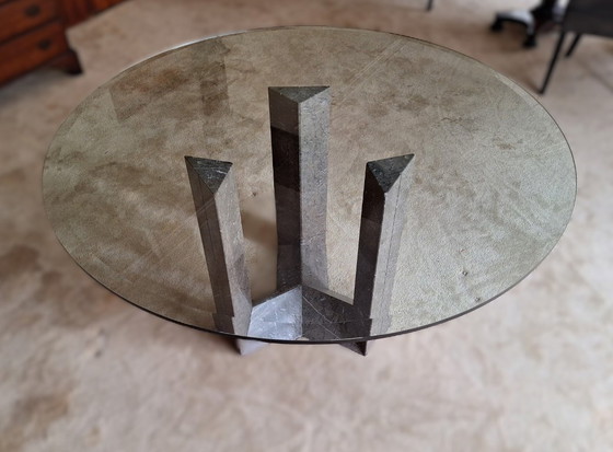 Retro Marble Dining Table Cattelan Italia 1980, Early Diapason Series (photo 10 of 16)