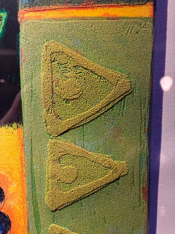 Image 1 of Large framed screen print Clemens Briels