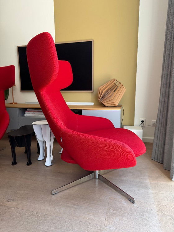 Image 1 of Een paar Artifort Kalm draaibare fauteuils van Patrick Norguet