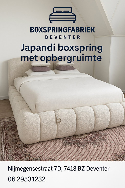 Lit Japandi avec rangement