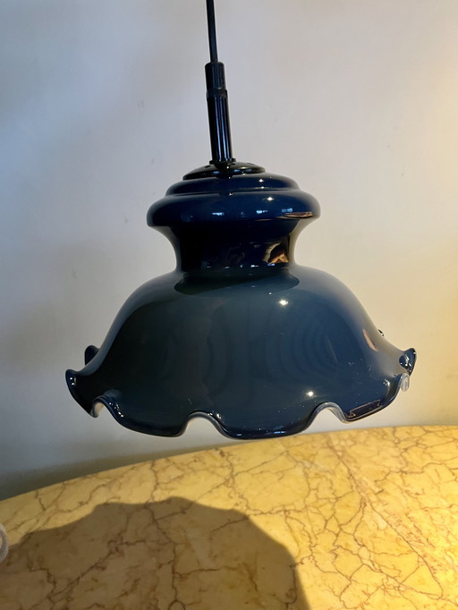Vintage opaline lamp, Massive