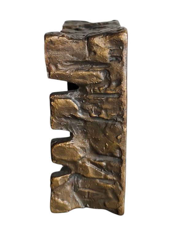 Image 1 of Brutalist Bronze Vide Poche 1960s – Zuttion Cosmetics / Brutalist Bronze Vide Poche 1960s Zuttion Cosmetics