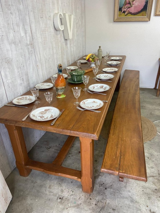 Image 1 of Large farmhouse table 290x90cm