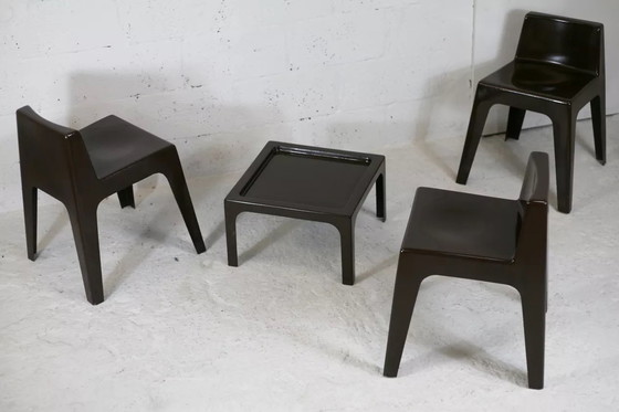 Image 1 of Ode Set 3x Chairs and 1x Coffee Table