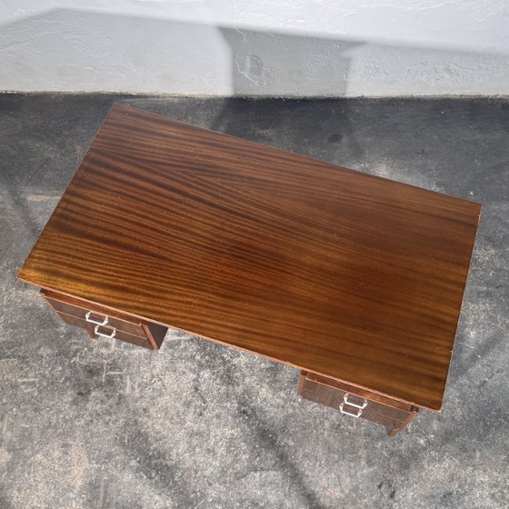 Mid-Century Hungarian Freestanding Writing Desk, 1960s – Dining tables, Chrome (photo 4 of 10)