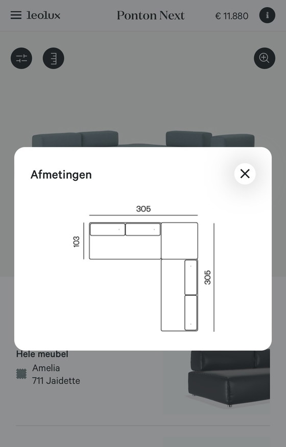 Image 1 of Leolux Ponton Next