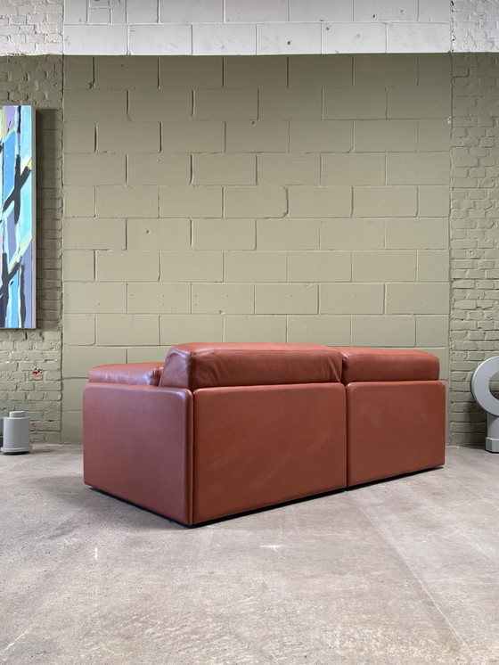Divano letto De Sede DS-76 in pelle color cognac cammello. – Letti da giorno, Leather (photo 7 of 15)