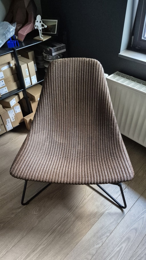 Fauteuil IKEA RÅDVIKEN marron foncé/noir – kuipstoelen, Rattan, Wicker