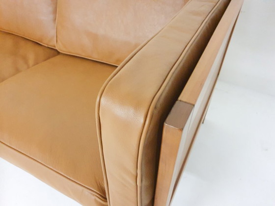 Image 1 of Borge Mogensen per il divano Fredericia "2343" in pelle cognac, Danimarca anni '60