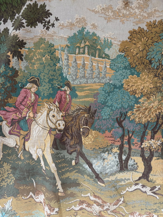 Image 1 of Antiker Aubousson Gobelin Wandteppich