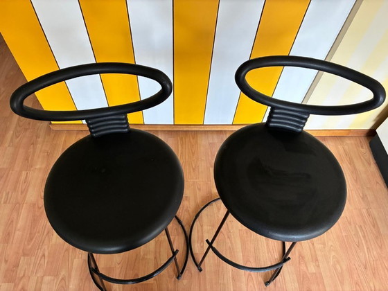 Image 1 of 2 bar stools Fasem