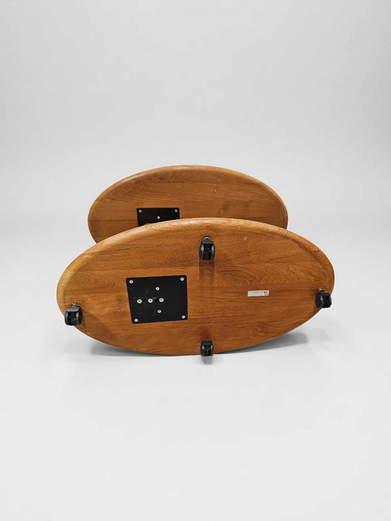 Image 1 of Designer teak side table Side table trolley Danish Design Made in Denmark