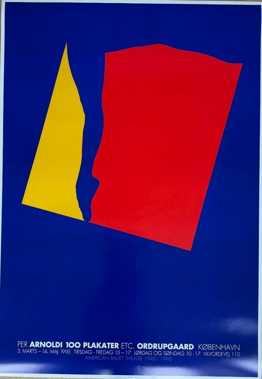 Per Arnoldi, American Ballet Theatre 1940-1990, diseño con derechos de autor Arnoldi, 1995, impreso en Dinamarca