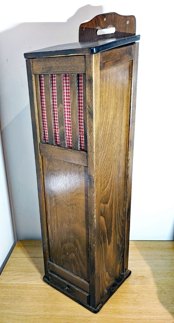 Rustic Bread Cabinet – Storage cabinet, Textile, Wood (photo 2 of 10)