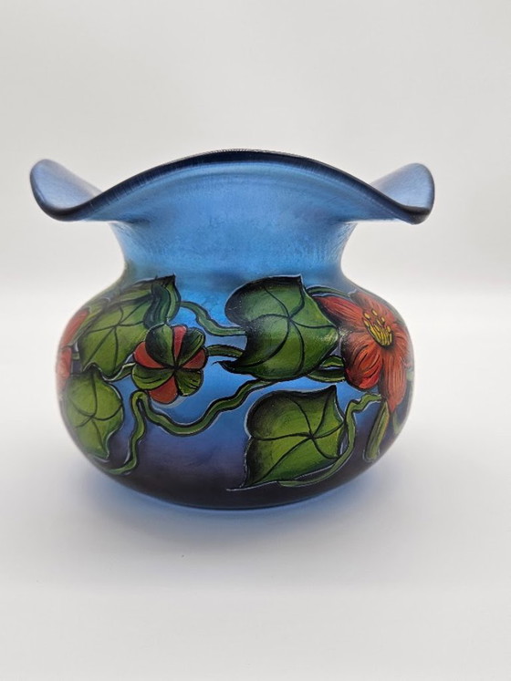 Piccolo Vaso in Vetro Art Nouveau – Glashüttenwerke Buchenau / Betty Hedrich attr. (ca. 1900) – Vasi (photo 3 of 16)