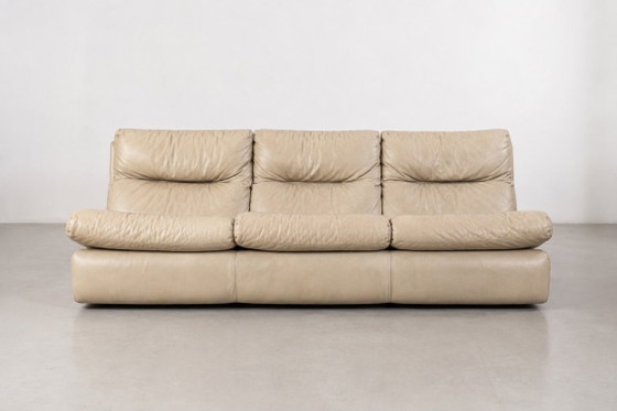 Divano italiano Mid-Century 3 posti – Divani 3 posti, Pelle (photo 4 of 5)